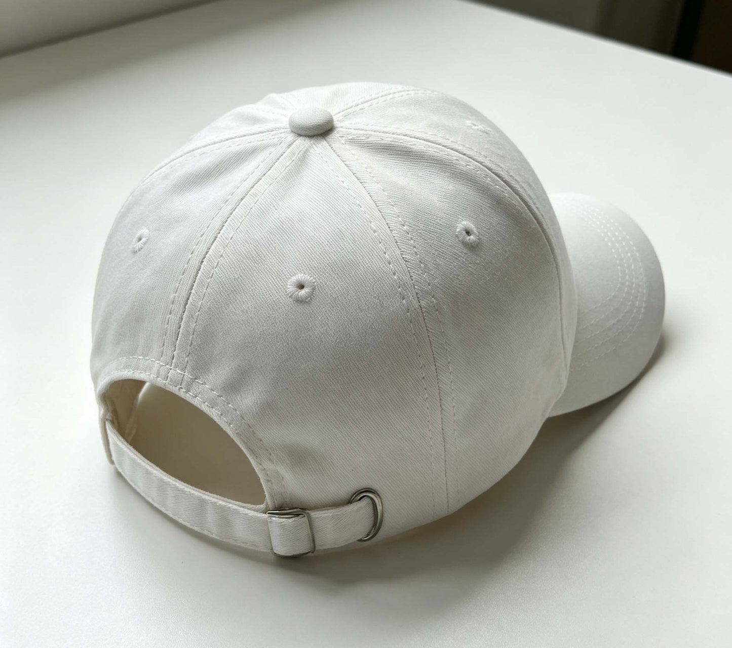 Off-white Soft Baseball Cap, Unisex Summer Sun Visor Hat